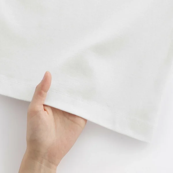 Women's cotton-coated round-sleeved short-sleeved T-shirt - Image 4