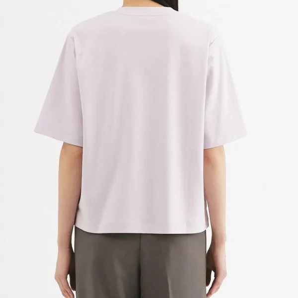 Women's cotton-coated round-sleeved short-sleeved T-shirt - Image 3