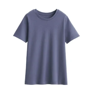 Women's Organic Cotton Sweat Resistant Round Neck Short Sleeve T Shirt